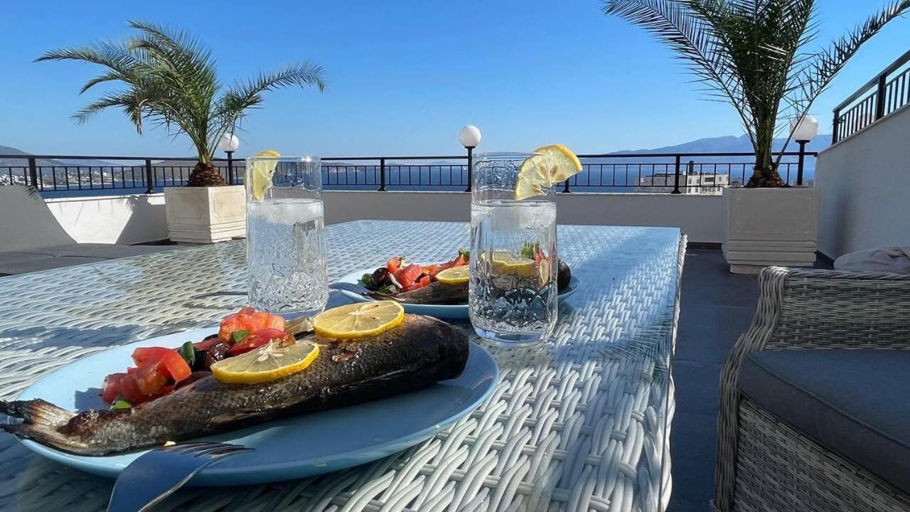 Teuta- Luxury Penthouse 200M2 Daire Saranda Dış mekan fotoğraf