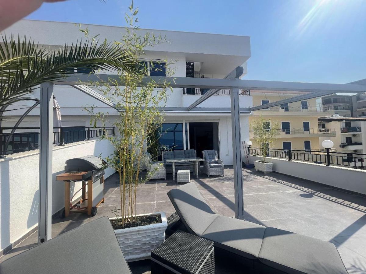 Teuta- Luxury Penthouse 200M2 Daire Saranda Dış mekan fotoğraf