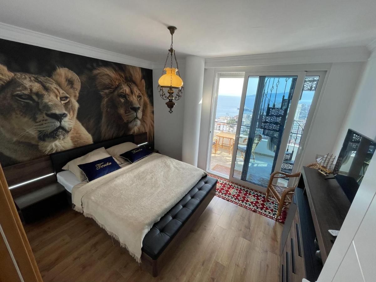 Teuta- Luxury Penthouse 200M2 Daire Saranda Dış mekan fotoğraf